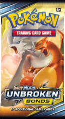 Pokemon Sun & Moon SM10 Unbroken Bonds Booster Pack -- RANDOM PACK ART